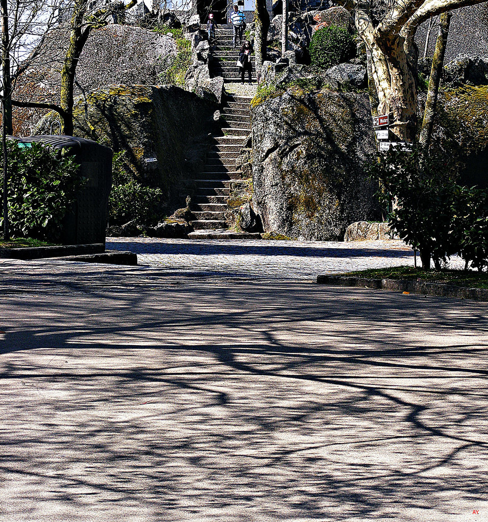 Shadows and stairs