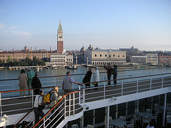 Venecia, llegando en Crucero