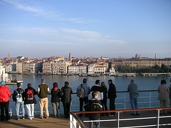 Venecia vista desde el barco