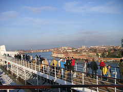 Venecia llegando en Crucero