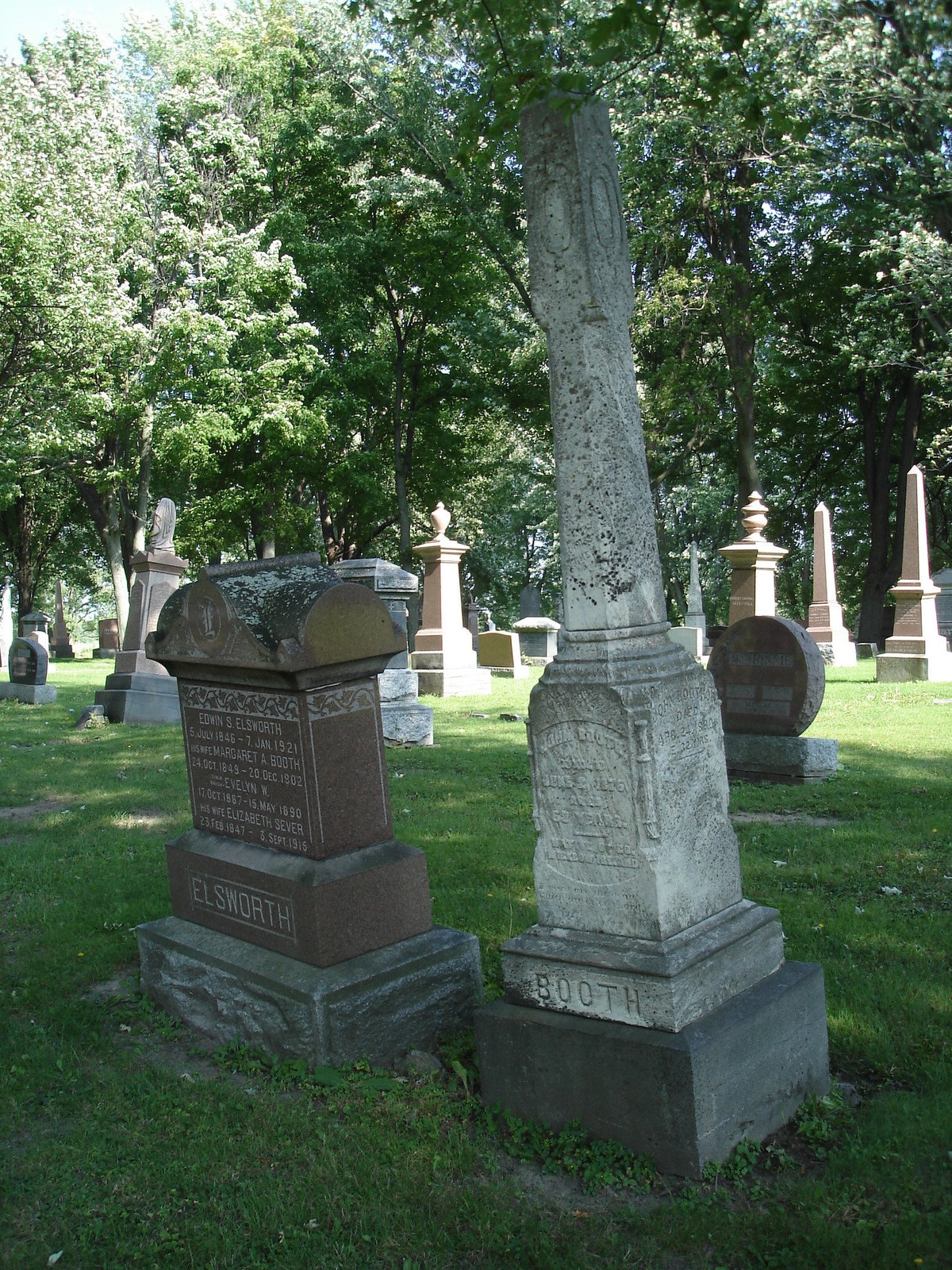 Protestant cemetery  / Cimetière protestant - Huntington Qc. CANADA . 30-08-2010