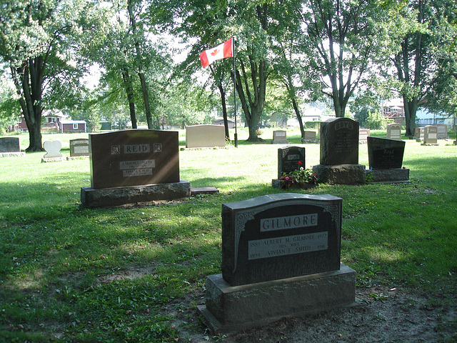 Protestant cemetery  / Cimetière protestant - Huntington Qc. CANADA . 30-08-2010