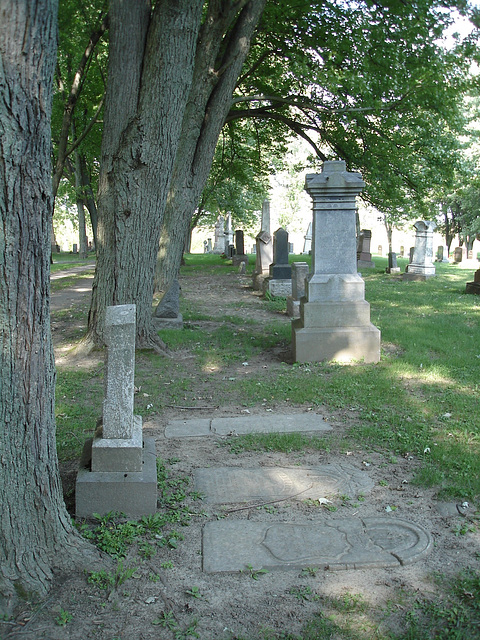 Protestant cemetery  / Cimetière protestant - Huntington Qc. CANADA . 30-08-2010