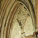 westminster abbey cloisters,1245-50 tympanum over day stair to dormitory, now to the library