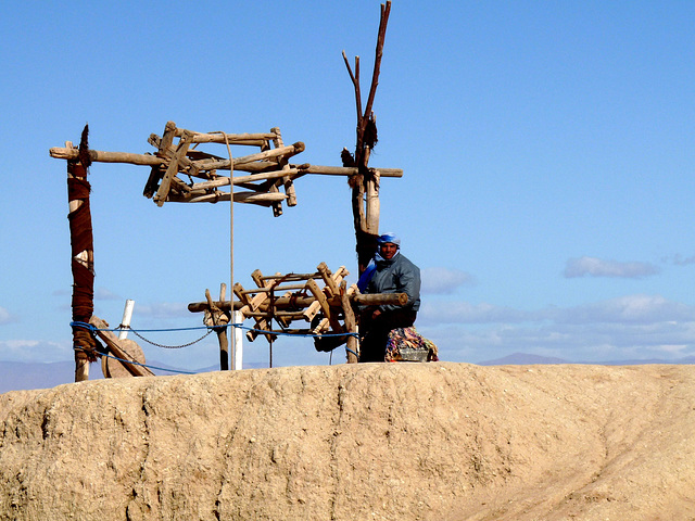 Man by a Well