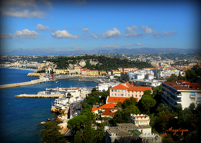 vue sur le port de nice