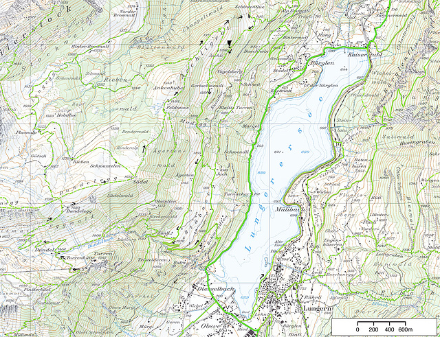 Geo-Wanderroute Turren-Lungern