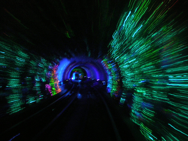 Tunel de tren en Shangai