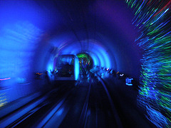 Tunel de tren en Shangai