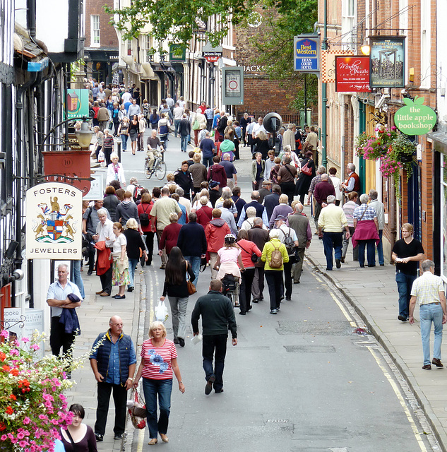 York street scene.