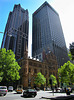 Multistory buildings in Melbourne downtown