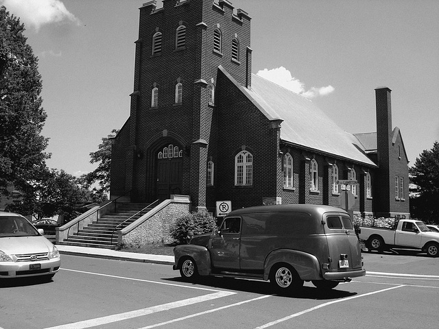 Voiture Lambton / Lambton vehicle - Ormstown, Qc. CANADA - 13 juin 2010 - N & B