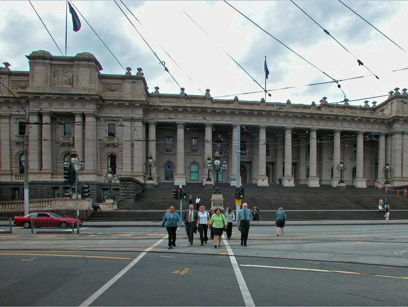 Parliament house in Melbourne