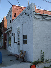 Professional hair salon / Pocomoke, Marylan. USA - 18 juillet 2010. Photo originale.