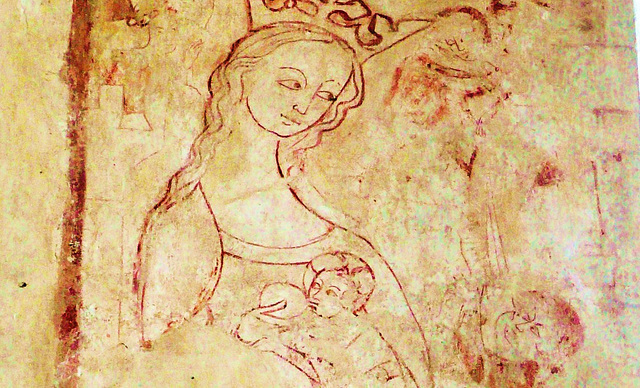 belchamp walter, detail of virgin c.1325