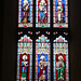belchamp walter church, essex, , west window, mid c19 wailes glass