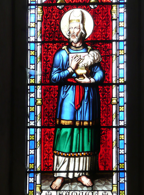 belchamp walter church, essex, samuel in c19 wailes glass