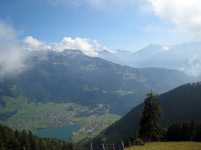 Blick auf Lungern