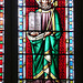 belchamp walter church, essex, moses in mid c19 glass by wailes