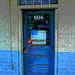 God bless America door / Porte bénite à l'américaine - Farmerville, Louisiana. USA - 7 juillet 2010 - Postérisation