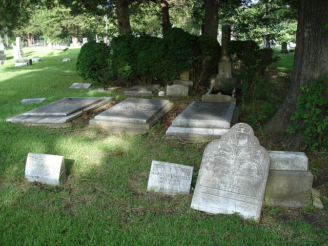 Le cimetière de Bastrop / Bastrop's cemetery -  Louisiane, USA. 8 juillet 2010.