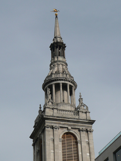steeple of st.mary le bow, london.