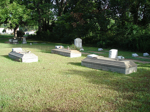 Le cimetière de Bastrop / Bastrop's cemetery -  Louisiane, USA. 8 juillet 2010