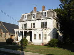 Maison ancienne / Old house - Pocomoke, Maryland. USA - 18 juillet 2010