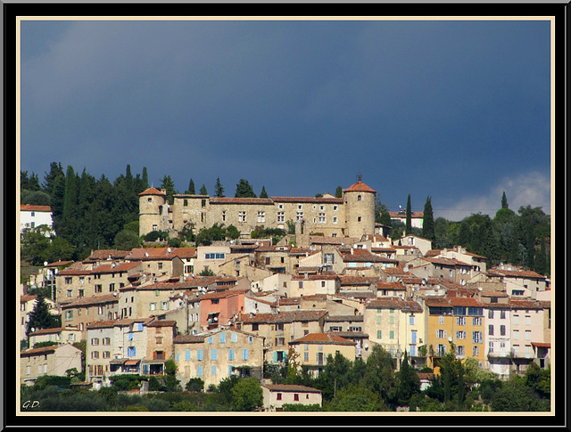 Callian  Vu du Sud Ouest