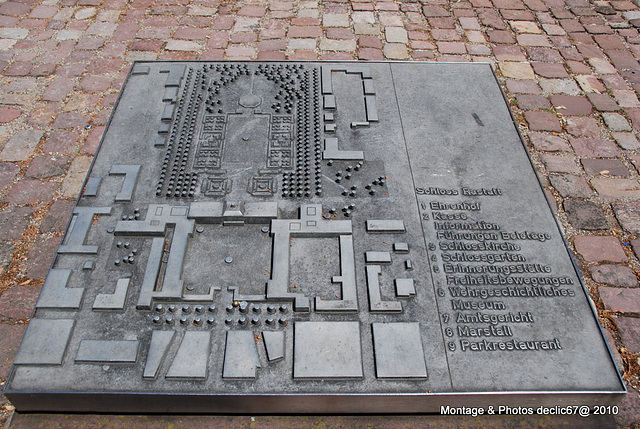 plan du parc et du chateau