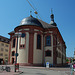 Marktplatz  l'église de dos