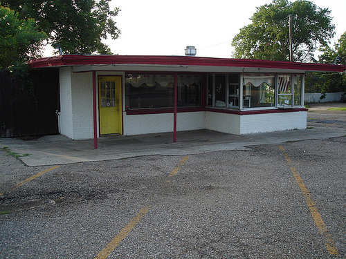 Bastrup grill / Bastrop - Louisiane. USA /  08-07-2010