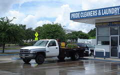 Pride cleaners & laundry truck