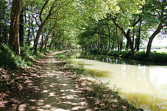 Canal du Midi près du seuil de Naurouze