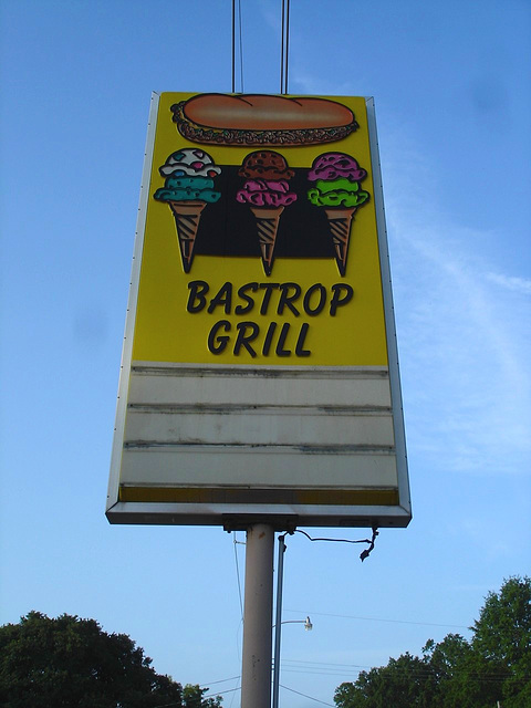 Bastrup grill / Bastrop - Louisiane. USA /  08-07-2010