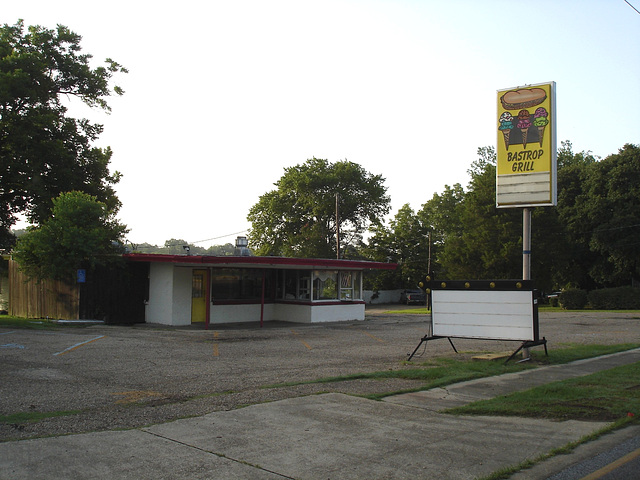 Bastrup grill / Bastrop - Louisiane. USA /  08-07-2010