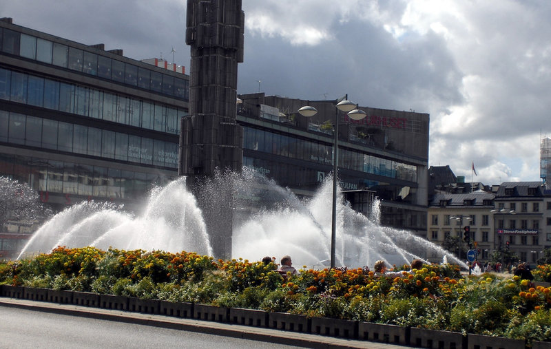 Stockholm, Brunnen am Sergels Torg, Stockholm