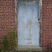 Antique market door / Porte du marché d'antiquités - Bastrop, Louisiane. USA - 8 juillet 2010