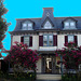 Maryland history Littleton T. Clarke house /  Pocomoke, MD. USA - 18 juillet 2010 - Ciel bleu photofiltré