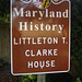 Maryland history Littleton T. Clarke house /  Pocomoke, MD. USA - 18 juillet 2010