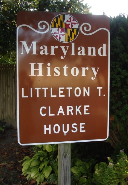 Maryland history Littleton T. Clarke house /  Pocomoke, MD. USA - 18 juillet 2010