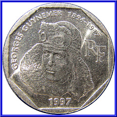2 Francs Commémorative 1997 Avers
