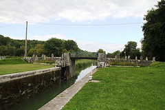 Ecluse et pont de Beaumoulin - Canal du Loing