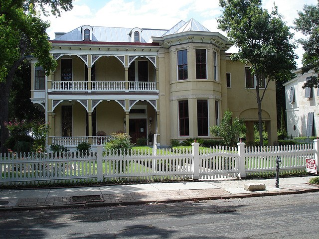 Le quartier King Williams / King Williams area - San Antonio, Texas. USA - 29 juin 2010.