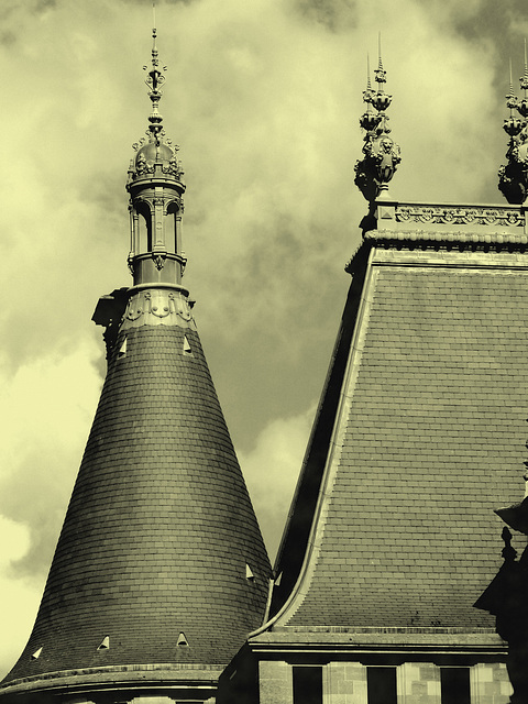 Waddesdon Manor- Tower and Roof