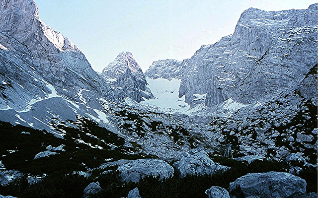 BGL 0105 77w Ramsau, Hochkalter, Blaueisgletscher