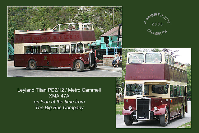 Leyland PD2 12  - Amberley Museum - 11.8.2008