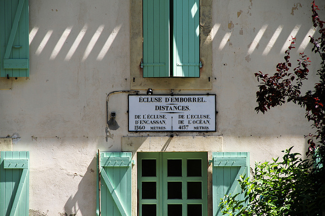 Ecluse d'Emborrel - Canal du Midi