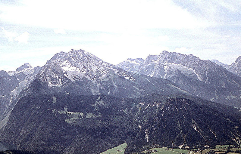 BGL 0121 60w Berchtesgaden, Watzmann, Hochkalter vom Kehlstein