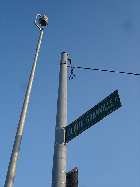 Dublin Granville road intersection / Columbus, Ohio. USA - 25 juin 2010